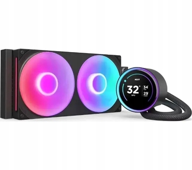 Рідинне охолодження NZXT Kraken Elite 280 RGB V2 LCD, чорне