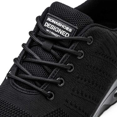 Черевики Rona Shoes Delta: робочі черевики з металевим носком, чорні (42 EU)