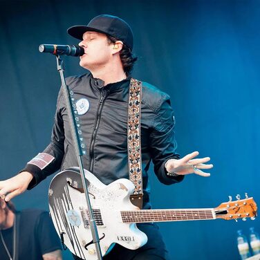 Гітарний ремінь з бавовни для акустичної гітари, 2 шт., вишиті ремені для бас-гітари, електрогітари та акустичної гітари, безкоштовна пряжка, замок для ременя та медіатор (Retro-gold-jacquard)