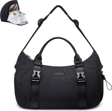 Спортивна сумка LOVEVOOK: для занять спортом, йоги, подорожей (30L, чорна)