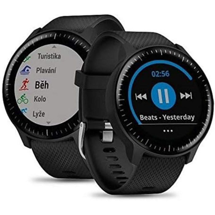 Розумний годинник Garmin vívoactive 3 Music GPS з музикою, Garmin Pay, встановлені спортивні додатки, чорний