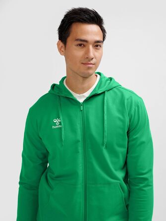 Чоловіча спортивна куртка на блискавці Hummel Hmlgo XXL, колір Jelly Bean