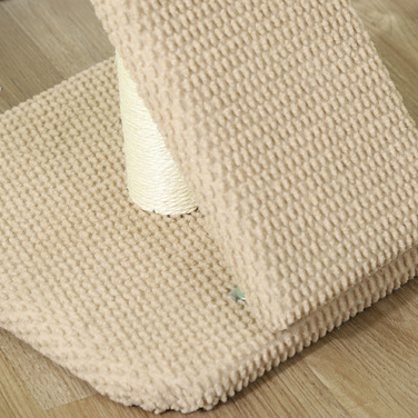 PawHut Scratching Post, 54cm Scratching Column, Sisal Cat Scratching Tree with Play Ball, Scratching Tree for Cats, Cat Scratching Furniture, Indoor, Cream White | Aosom