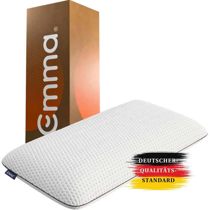 Ортопедична подушка Emma Original 40x70 см, з регулюванням висоти, пінополіуретан, анатомічна, для зняття тиску