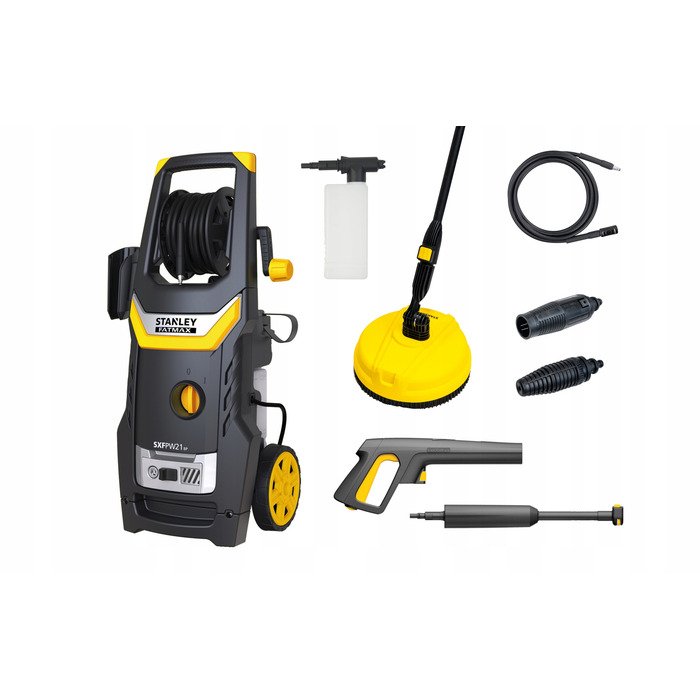 Мийка високого тиску STANLEY FATMAX 160 бар, 2,1 кВт + насадка для чищення тераси