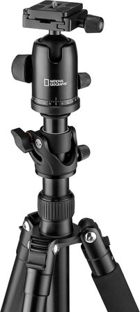 Штатив National Geographic Foto з моноподом, карбон, 5 секцій, 8 кг, кулькова головка, швидкозмінна платформа, для фото та відео