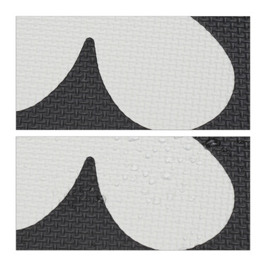 Relaxdays 34-piece puzzle playmat with border and motifs