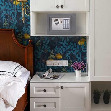 Електронний сейф Klein Tresor: водонепроникний, для зброї, боєприпасів, грошей, ювелірних виробів та документів. Об'єм 4.6L, сірий колір