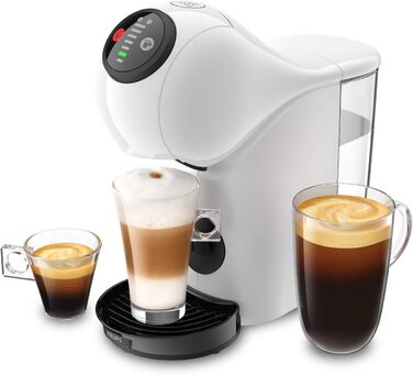 Кавомашина Krups Genio S Dolce Gusto, автоматична, біла, для еспресо та капсульних напоїв NESCAFÉ