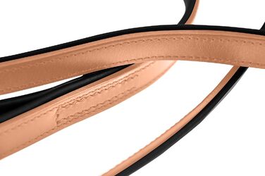 Leather Dog Leash - Training Leash - Leather Leash for Dog - Leash 3-Way Adjustable, for all Dogs (180cm, Beige)