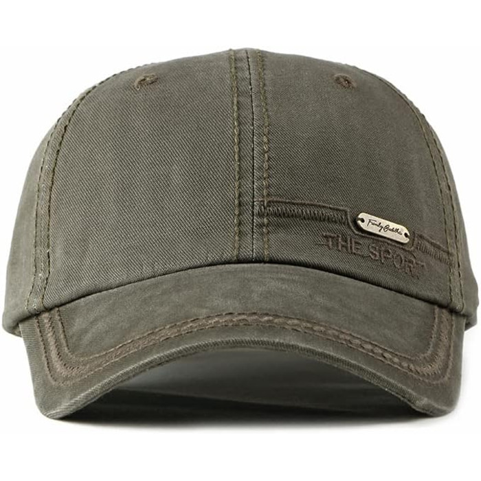 Бейсболка YAMEE з деніму для чоловіків та жінок, унісекс, для спорту, риболовлі та кемпінгу, один розмір (зелений)