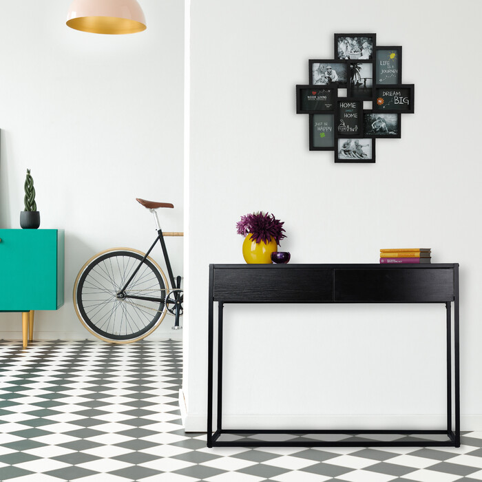 Relaxdays Console Table - Black