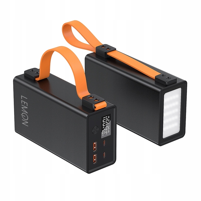 Повербанк LEMON 50000 mAh, чорний