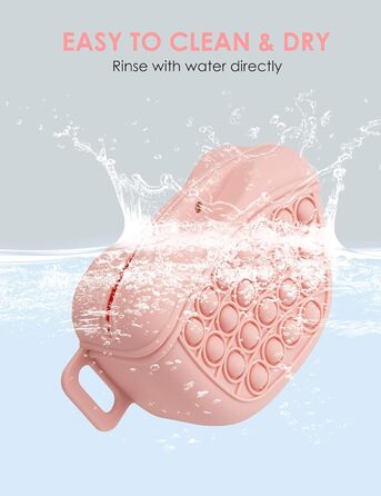 Сумка для ласощів для собак Gobeigo з кликером для дресирування, на пояс, рожева