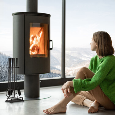 Relaxdays 5-Piece Fireplace Tool Set in Black