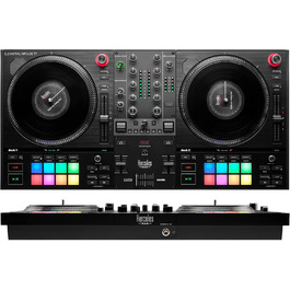 DJ контролер Hercules DJControl Inpulse T7 - чорний, 2-дековий, з моторизованими джеггами