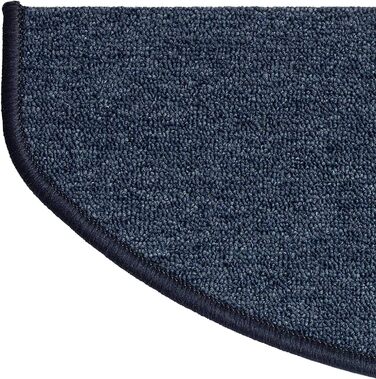 Casa Pura London Stair Treads - Non-Slip Carpet Stair Runners - 15 Piece Set or Individual - Dark Blue