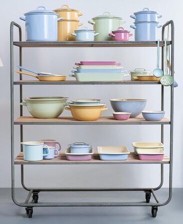 Riess, 0543-116, Flötenkessel Plus 2L, CLASSIC-PASTELL BLAU, Capacity 2 liters, Diameter 18 cm, Enamel, Induction 2 liters White