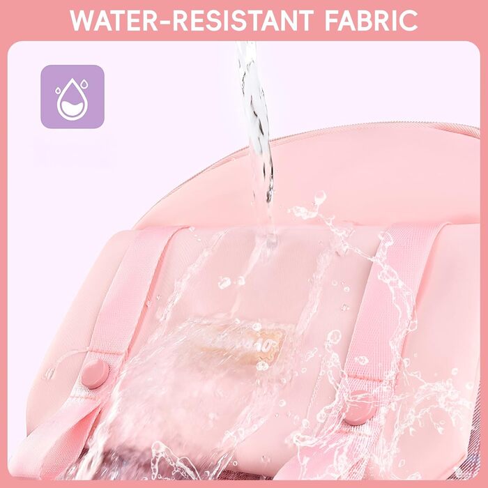 Дитячий рюкзак для школи для дівчаток 1-5 клас, 2025, Kawaii, ергономічний з нагрудним ременем, водонепроникний, 27L (Рожевий)