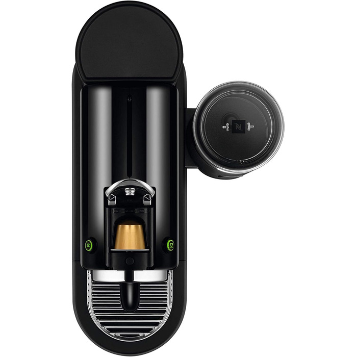Кавомашина Nespresso De'Longhi Citiz EN267.BAE з капучинатором, енергозберігаюча, 1710 Вт, 1 л, чорна