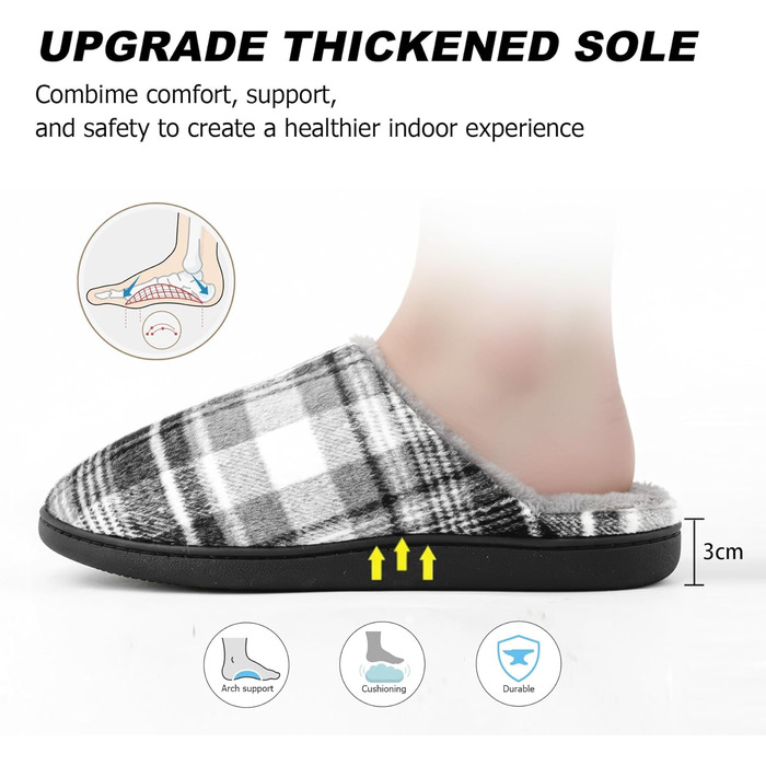 Тапочки халатні чоловічі Riehm, теплі, зручні, з плюшу, розмір 38-47