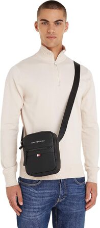 Чоловіча сумка-месенджер Tommy Hilfiger ESSENTIAL PU MINI REPORTER чорного кольору