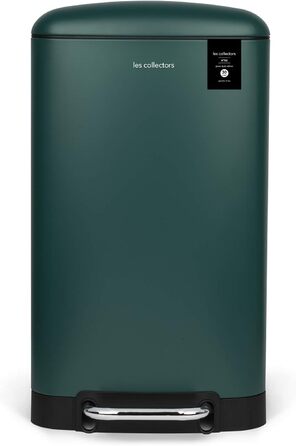 Відро для сміття Les Collectors №712, 30 л, зелене, знімний внутрішній відро, міцне, тихий закриття