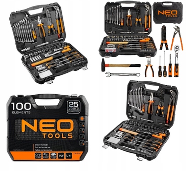 Набір інструментів Neo Tools, 100 предметів