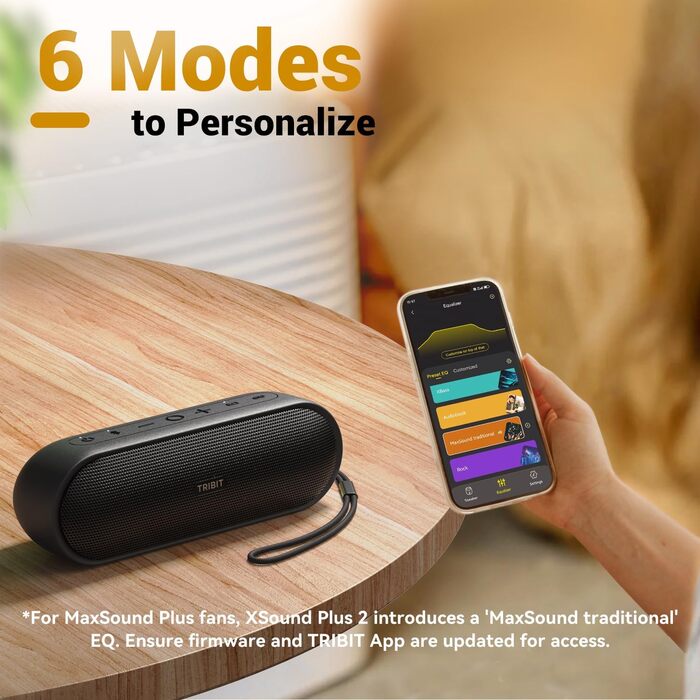 Tribit XSound Plus 2: Портативна Bluetooth колонка 30W з XBass, IPX7, 24 год, чорна