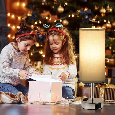 Настільна лампа Kakanuo з торшером, USB-порт, диммування, для спальні, дитячої кімнати, офісу, вітальні