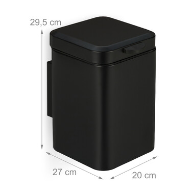 Relaxdays Cosmetic Containers Wall Mounting 6 Liter