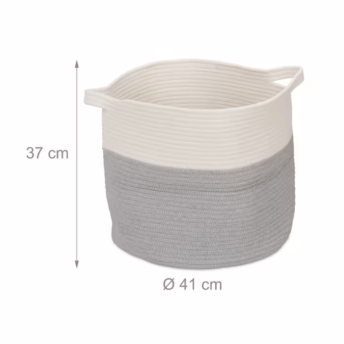 Relaxdays Cotton Storage Basket