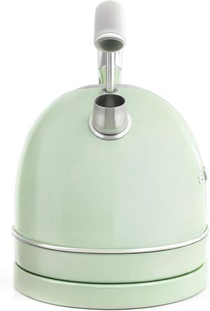 Електричний чайник SWEISS KTL6, Vintage, 1.5 л, нержавіюча сталь, зелений, 2200 Вт