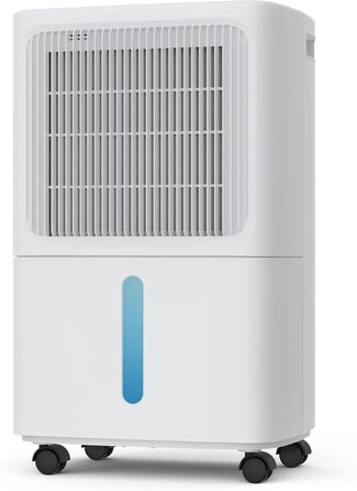 Електричний осушувач повітря Leenon 16L - тихий осушувач для підвалу, квартири, ванної кімнати, сушіння білизни, з таймером, авто-restart, 35м²