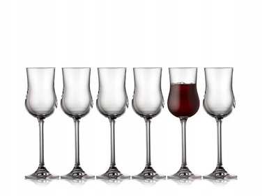 Келихи для білого та червоного вина Lyngby Glas Juvel, прозорі, 90 мл, 4 шт.