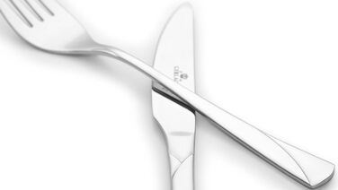 Набір столових приборів Gerlach Valor 68 предметів, нержавіюча сталь, для 12 осіб, блискучий, для посудомийної машини, кейс