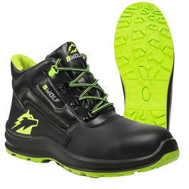 Черевики робочі чоловічі BWOLF SPYKE HI S3, водонепроникні, олієстійкі, антиковзкі, Ergo підошва, чорні