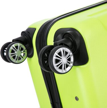 Набір валіз Flexot® F-2045 (3 шт.) з твіринговими колесами, ручна поклажа, 16 кольорів, бордовий кейс, валіза-троллей, набір валіз з твердим корпусом