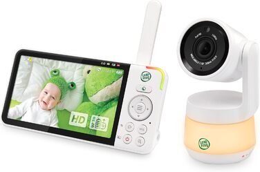 Відеоняня LeapFrog LF2513 без Wi-Fi з IPS екраном 2.8 дюйма, поворотна, з нічним баченням, датчиком температури, радіусом дії 300 метрів та тривалістю роботи батареї 12 годин