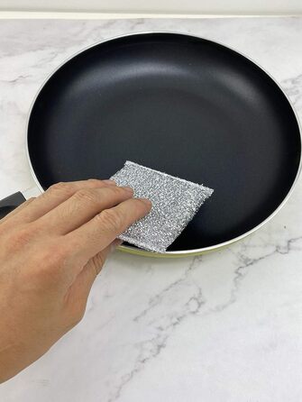 Scratch-resistant scrubbing sponges, cleaning sponge, dish sponge, kitchen sponge, versatile, robust, pack of 6