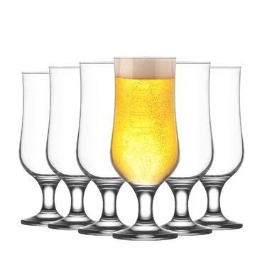 Пивні келихи LAV Nevakar Craft Beer 385 мл - Набір 12 шт.