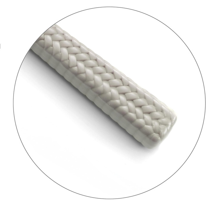 Набір столових приборів Amefa PAILLE на 6 осіб (24 шт.) з нержавіючої сталі 18/0, з ручками у плетіння, придатний для миття в посудомийній машині (світлий)