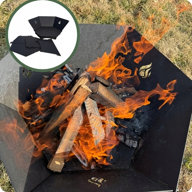 Садовий вогнище-гриль Vulcan 74 см для триноги, товщина сталі 3 мм