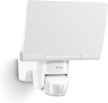 Steinel LED Floodlight XLED Home 2 S white, fully swiveling, 13.7 W, 180° With motion sensor, 10 m range, 1550 lm
