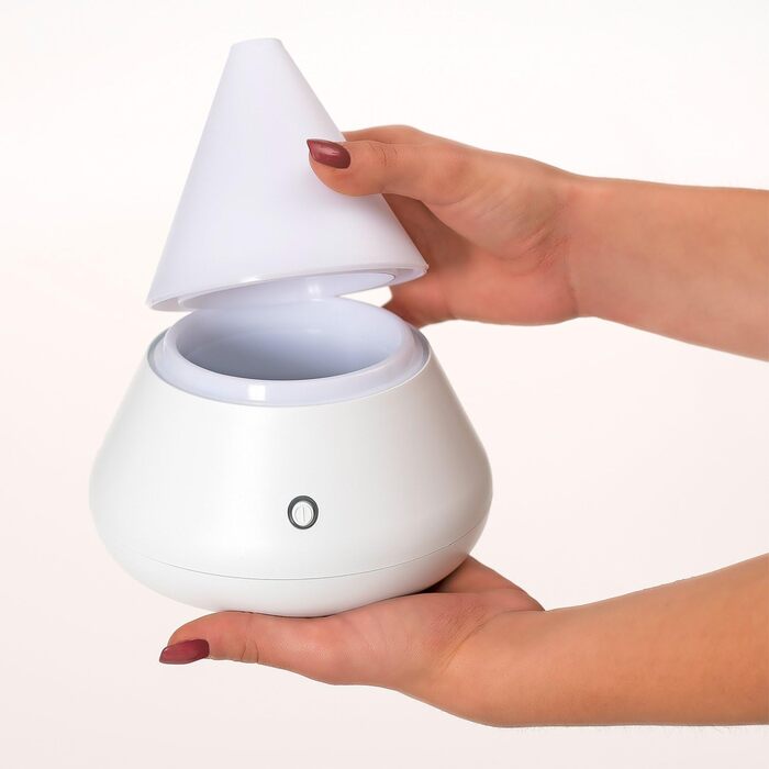 Дифузор Aroma від Pajoma, ультразвуковий зволожувач повітря з LED-підсвіткою, аромадифузор (чорний)