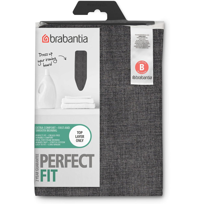 Наволочка на прасувальну дошку Brabantia Comfort (Розмір B), Fairtrade New Dawn, 100% бавовна, верхній шар
