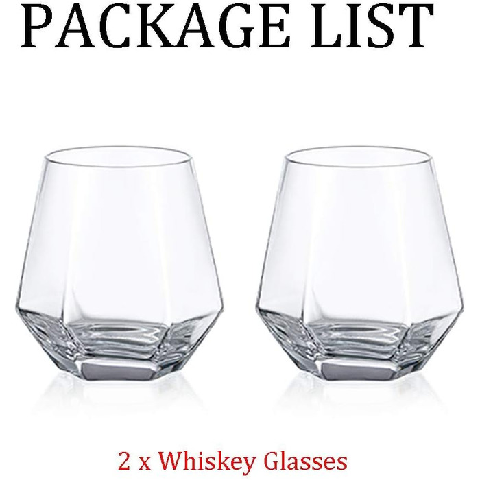 Glasseam Whiskey Glasses 2 pcs 300 ml clear