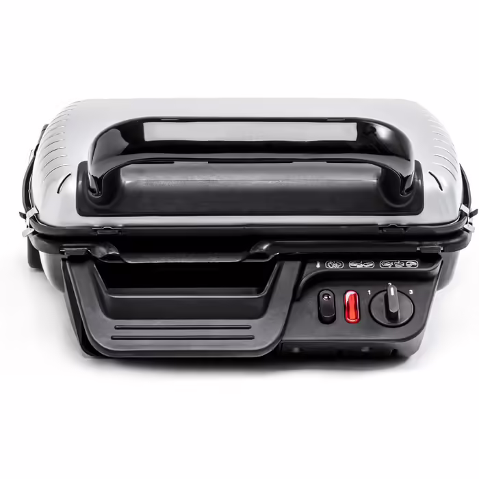 Tefal GC3060 3-in-1 Contact Grill | with Gratinating Function | doubles as a table grill/BBQ when opened | Sandwich, Steak, Panini | adjustable thermostat | non-stick coating | Grey Single with Gratinating Function