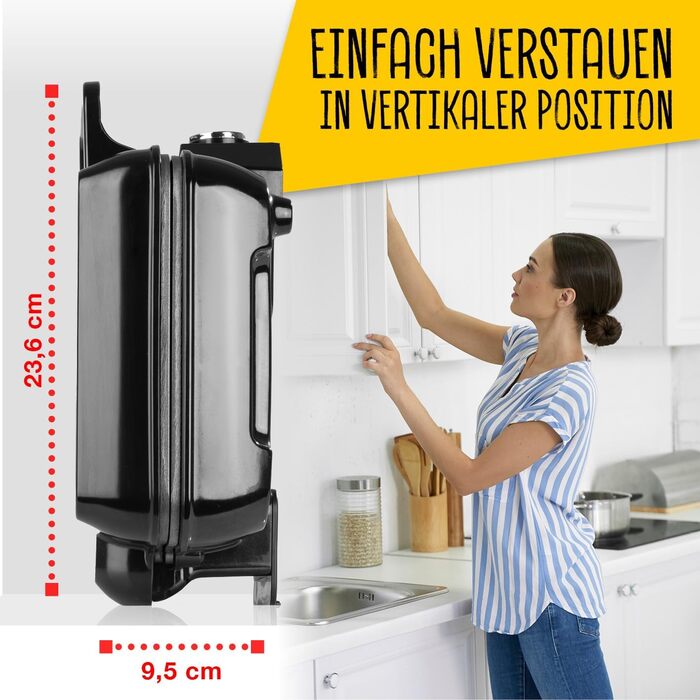 Gourmetmaxx Belgian Waffle Maker - 1000W - Non-Stick - Even Heat Distribution - 2 Waffle Plates