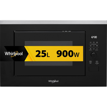 Мікрохвильова піч Whirlpool WMF250G з грилем, 25 л, нержавіюча сталь